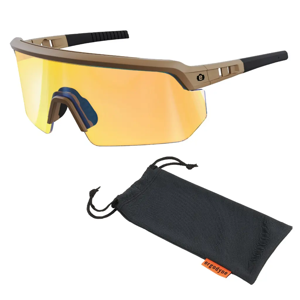 aegir-hcmi-color-enhancing-safety-glasses-yellow-lens-desert-frame-glasses-and-bag.webp