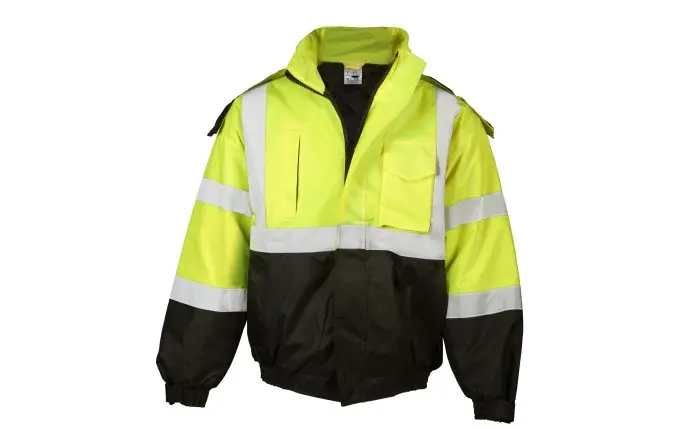 [JS121-M] Chamarra Hi-Vis bomber económica E21-22 Kishigo (M, Lima)