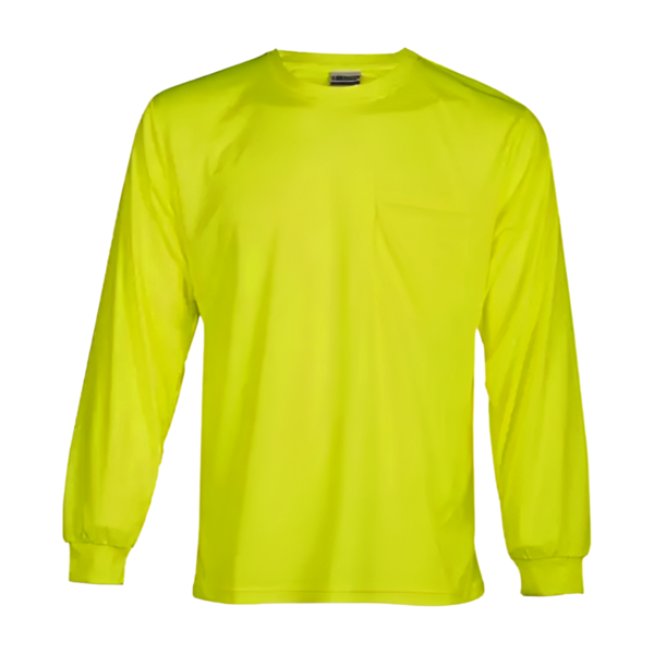 [9122-M] Camiseta His-Vis manga larga T-SH22-23 Kishigo (M, Lima)