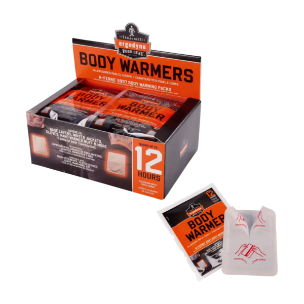 Calentadores corporales adhesivos N-Ferno 6997: almohadilla térmica activada por aire