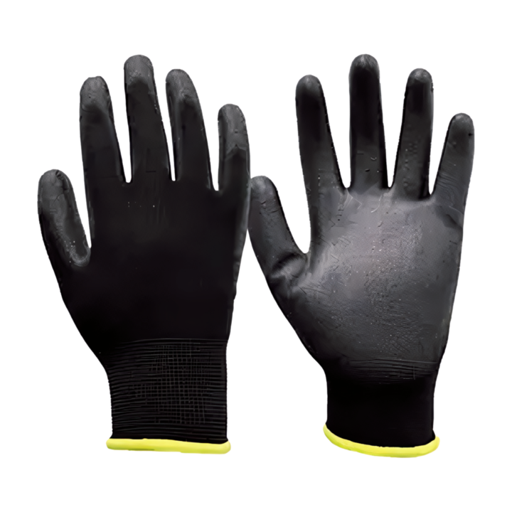 Guantes de seguridad de nylon/poliéster/PU GU-NPU Safepro Solutions