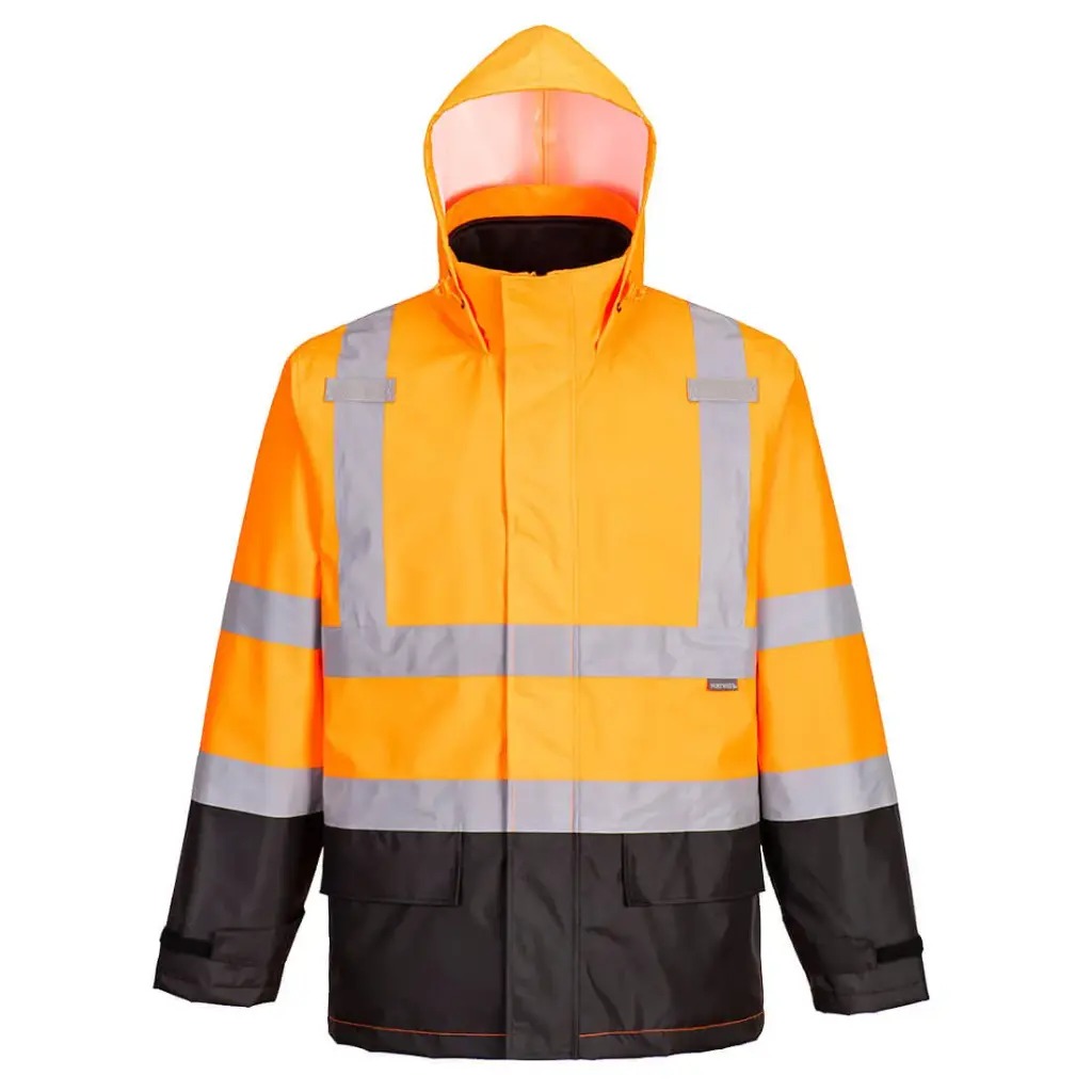 [S362YBRS] Chamarra Hi-Vis impermeable 3 en 1 con contraste S362 Portwest (S, Lima)
