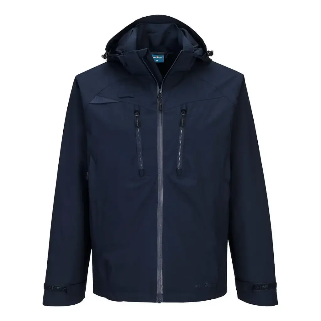 [DX463ANRS] Chamarra impermeable y rompevientos DX463 Portwest (S, Azul marino)