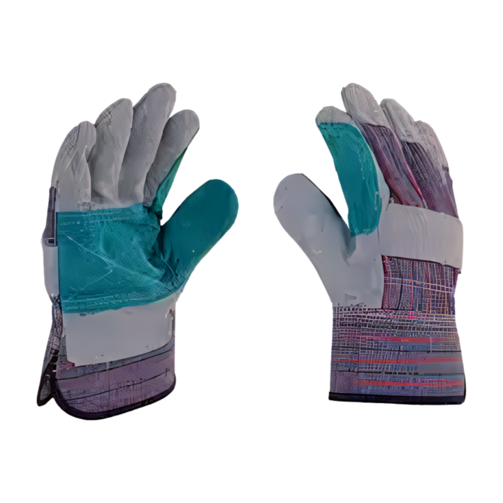 Guantes de seguridad de carnaza/tela chino doble palma MSC-DPG-10.5 MSC