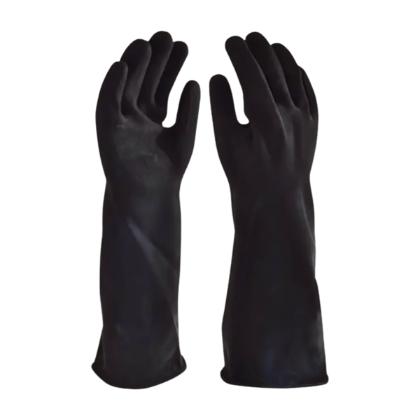Guantes contra ácidos de látex 18" GT-ACIDOS Safepro Solutions