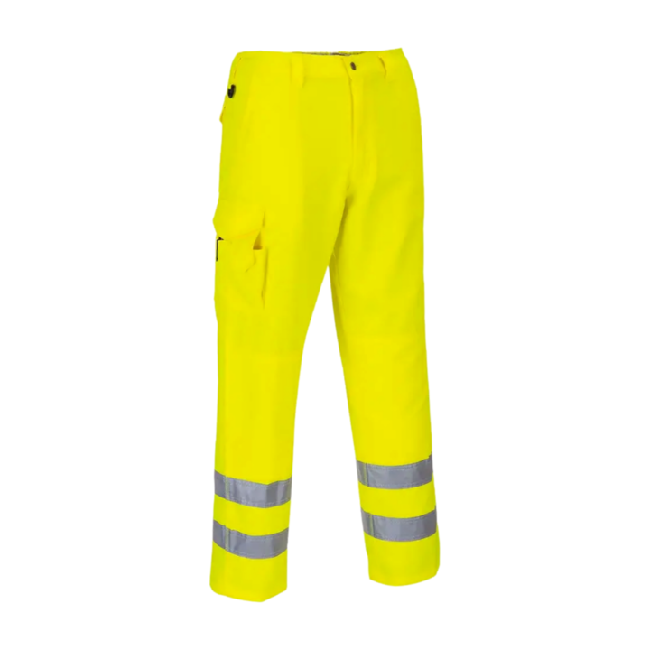 Pantalón de servicio de alta visibilidad amarillo E049 Portwest