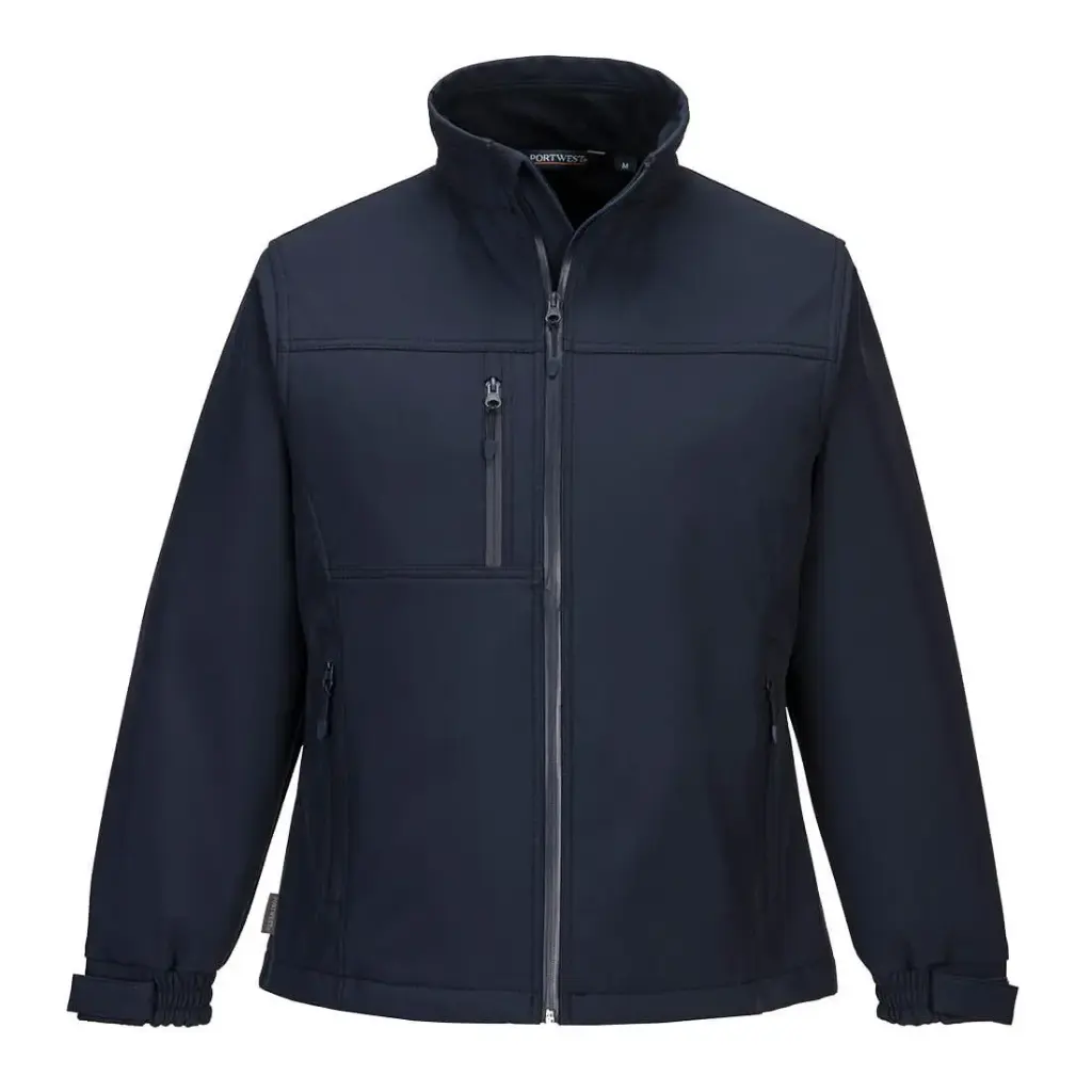 [TK41NARXS] Chamarra para mujer 3 capas Softshell TK41 Portwest (XS, Azul marino)