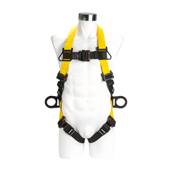 Arnés dieléctrico de posicionamiento c/anclaje esternal y 3 anillos en "D" 452DP Hawk
