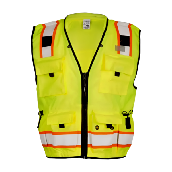 Chaleco Hi-Vis surveyor profesional CL200-01 Kishigo