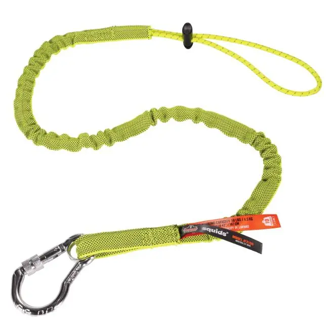 Cordón para herramientas Squids con mosquetón y presilla de sujeción10 libras 3100 Ergodyne