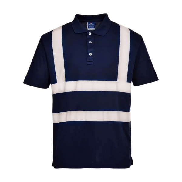 [F477NARS] Camiseta Hi-Vis de trabajo tipo polo con reflectivos F477 Portwest (S)