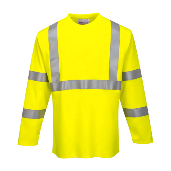 Camiseta Hi-Vis de manga larga FR con reflejante FR96 Portwest