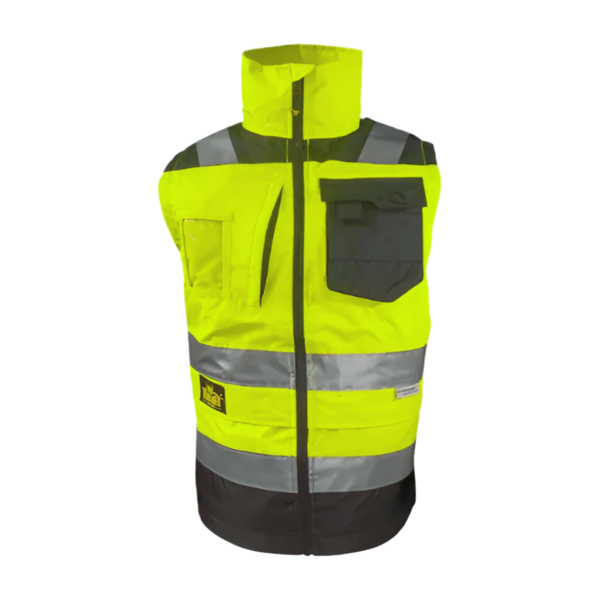 [BK820AM-S] Chaleco Hi-Vis ejecutivo impermeable BK820 Berserker (S, Lima)