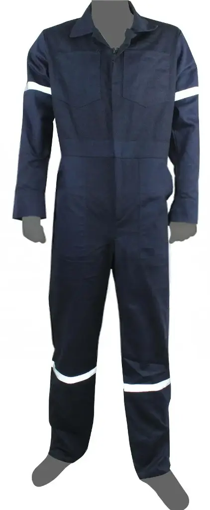 Overol de trabajo industrial textil con reflejante OVEREF Safepro Solutions