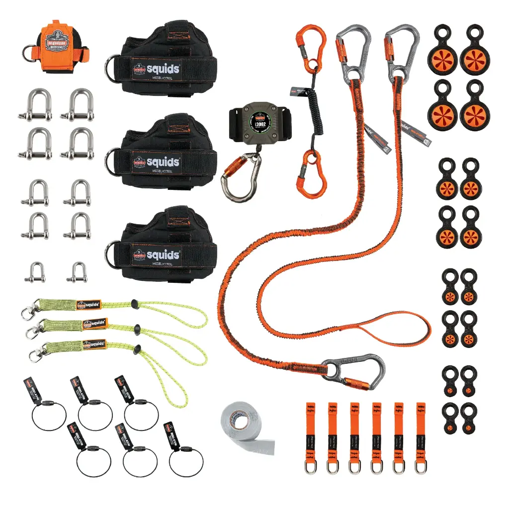 Kit de anclaje para herramientas de escalada de torre Squids 3160