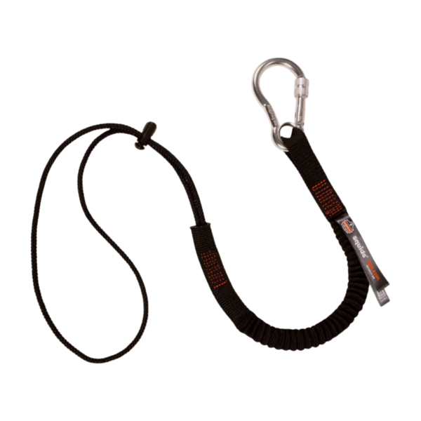 [19005] Cordón para herramientas Squids con mosquetón y presilla de cincha, 15 lb 3105 Ergodyne