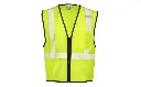 Chaleco de seguridad Hi-Vis Económico con cremallera y bolsillo E19-17 Kishigo