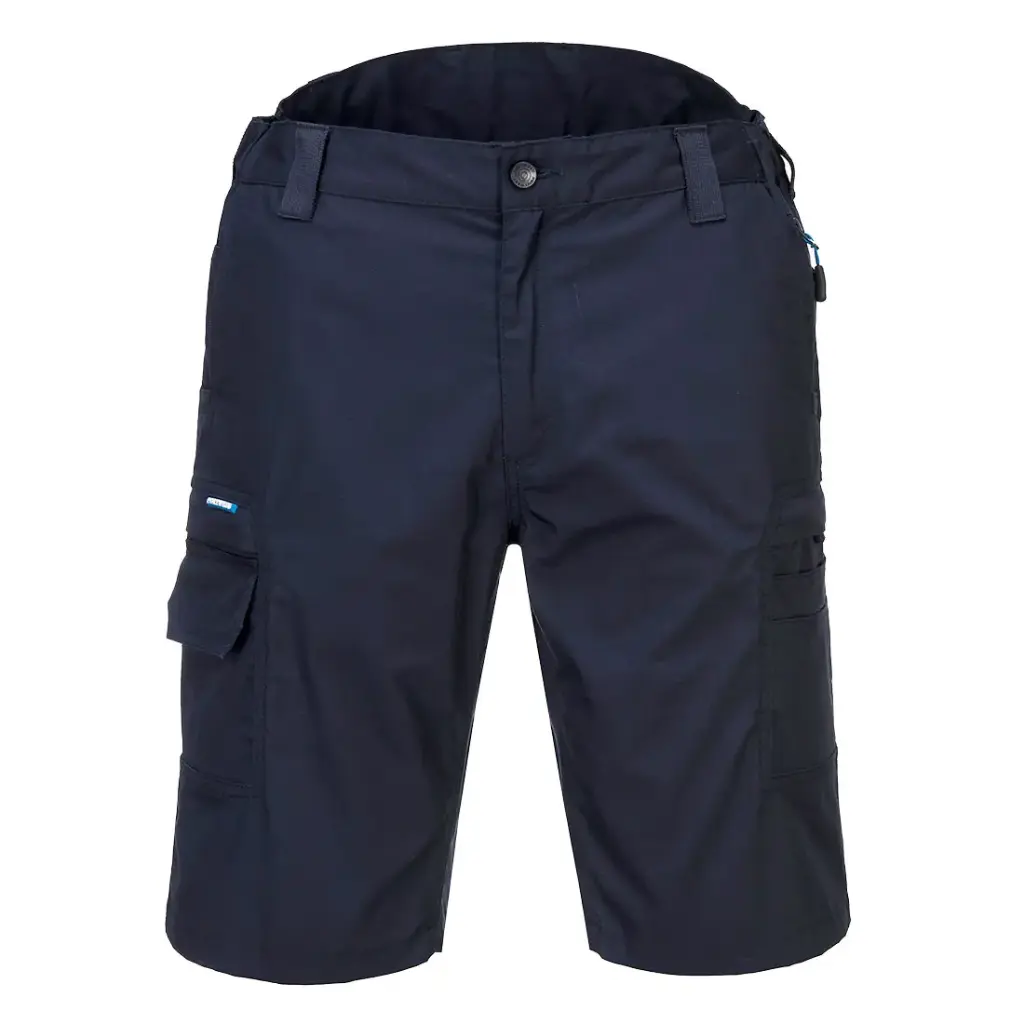 [KX340DNR32] Shorts ripstop antidesgarros KX340 Portwest (32, Azul marino)