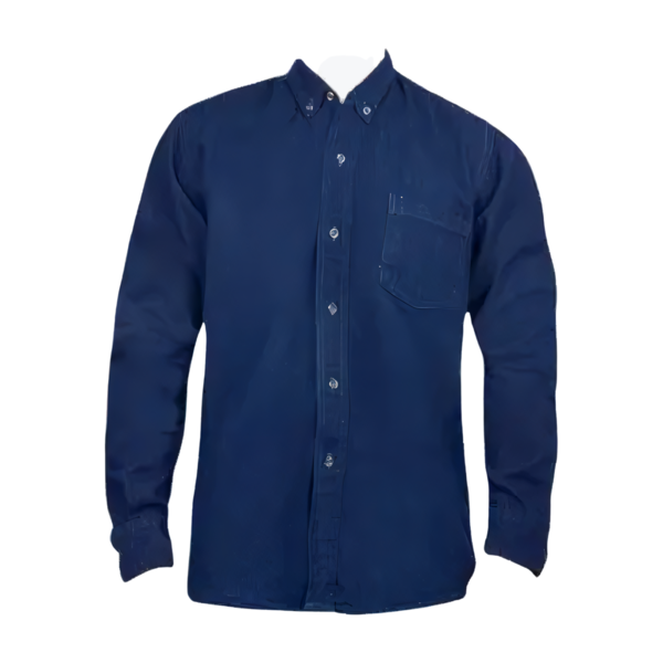 [CAM-MEZ-8OZ-M] Camisa de trabajo de mezclilla CAM-MEZ Safepro Solutions (M, 8 oz)