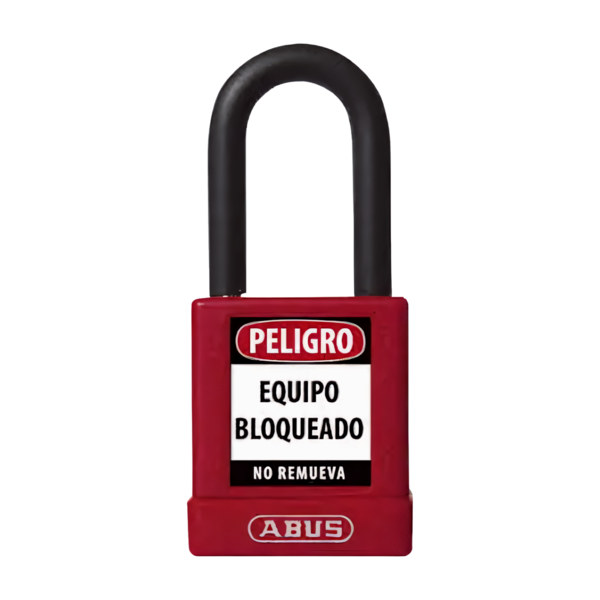 Candado de bloqueo 76/40 dieléctrico 6.5 mm marca Abus