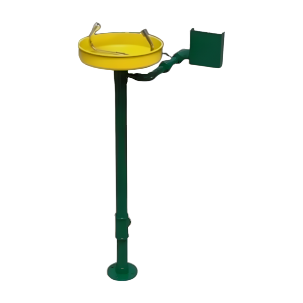 Lavaojos estacionario de pedestal de acero galvanizado GC-211-C Safepro Solutions