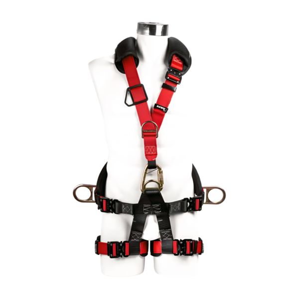 Arnés de seguridad contra caídas de 5 anillos en "D"  403B-H marca Hawk