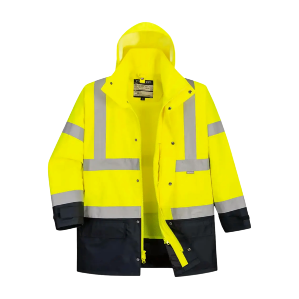 Chamarra Hi-Vis impermeable 5 en 1 parka US768 Portwest