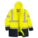 Chaqueta impermeable parka 5 en 1 de alta visibilidad marca Portwest