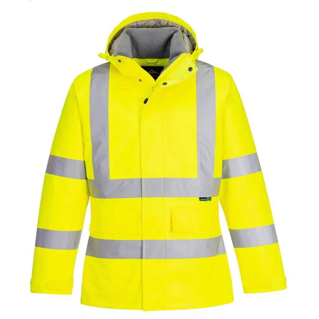 Chaqueta de invierno Eco alta visibilidad impermeable marca Portwest