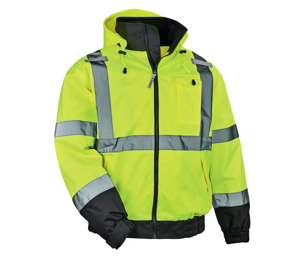 [24471] Chamarra Hi-Vis Bomber 2 en 1 GloWear 8379 Ergodyne (XS, Lima)