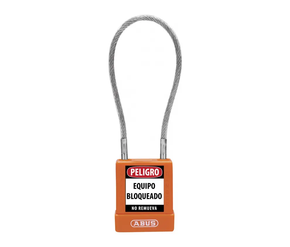 Candado de bloqueo con cable 20 cm 1 key 76/40CAB20 KD Abus