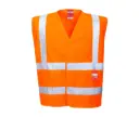 Chaleco de seguridad Hi-Vis ignífugo FR Bizflame FR75 Portwest