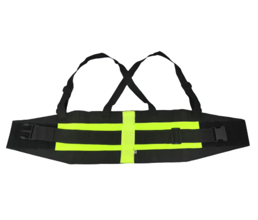 Faja elástica reforzada c/3er cinturon c/elastico fosforecente FAREFO3 Safepro