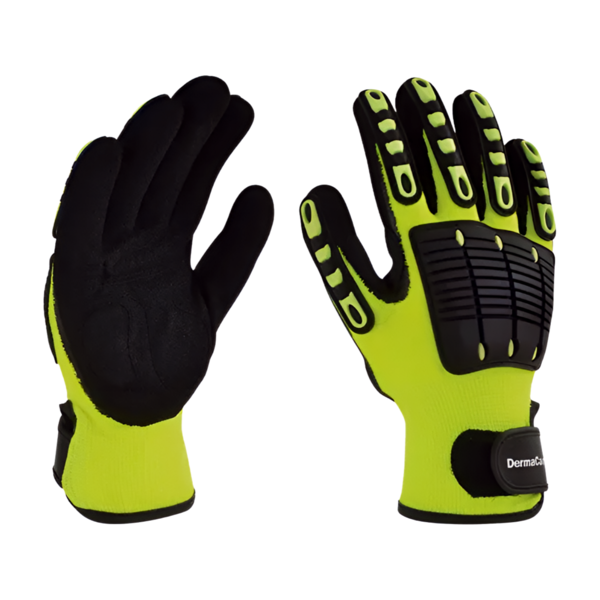 Guantes antimpacto de poliéster/nitrilo con pvc 51-840 Dermacare