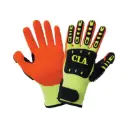 Guantes anti impacto N2 de Fibra de polietileno UHMWPE/nitrilo arenoso CIA995MFV Safe-Fit