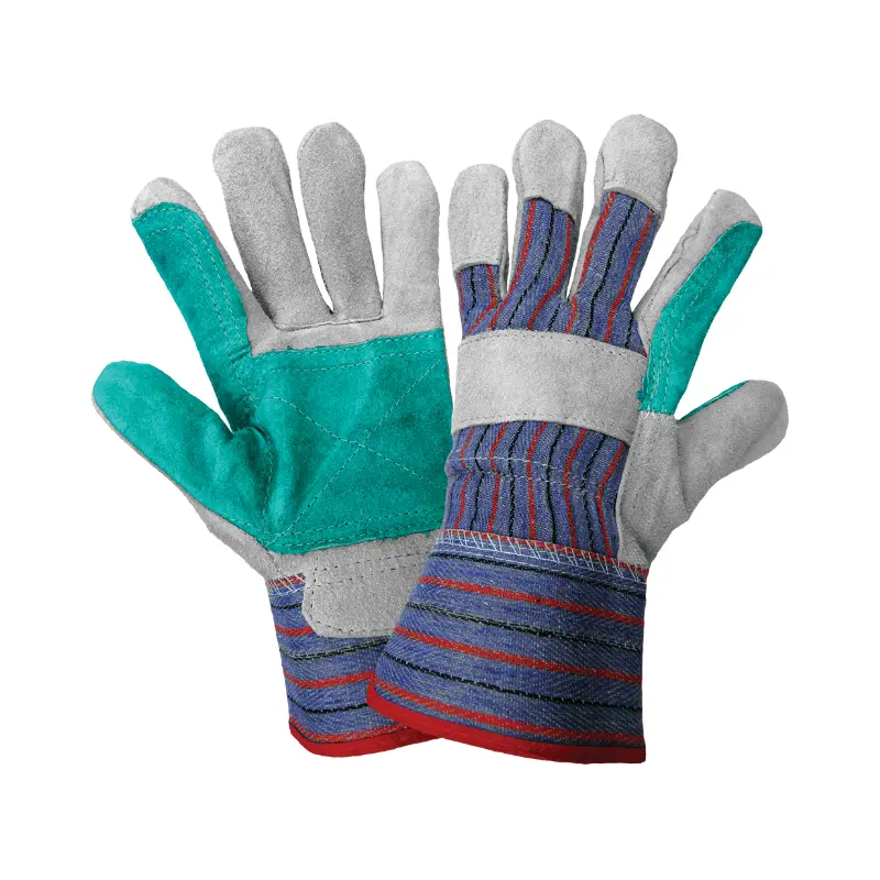Guantes de carnaza/tela chino doble palma 2300DP Safe-Fit