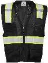 Chaleco de seguridad Hi-Vis aumentado EV00-11 Kishigo