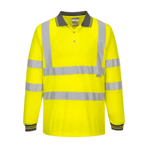 Camiseta Hi-Vis tipo polo de manga larga S277 Portwest