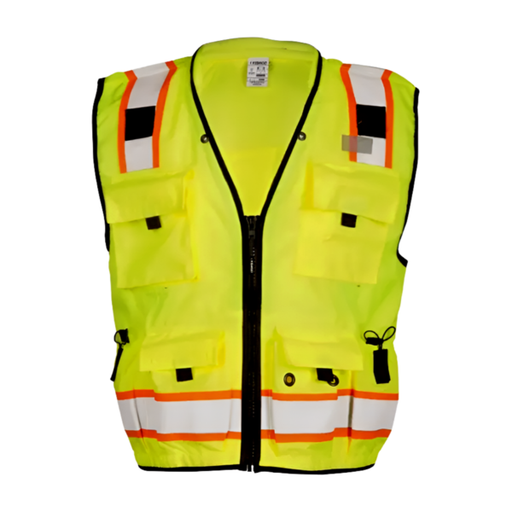 Chaleco Hi-Vis surveyor profesional CL200-01 Kishigo