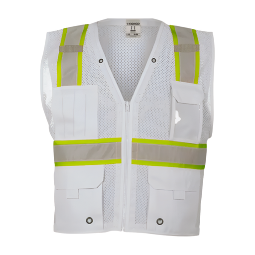 Chaleco de seguridad Hi-Vis aumentado EV00-11 Kishigo