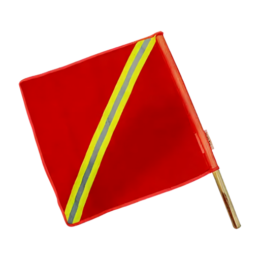 [SR1019-BM] Banderín de malla naranja con reflejante SR1019-BM MR Seguridad