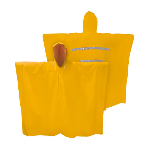 [DZ1003-R] Impermeable campana tipo poncho con reflejante DZ1003-R MR Seguridad
