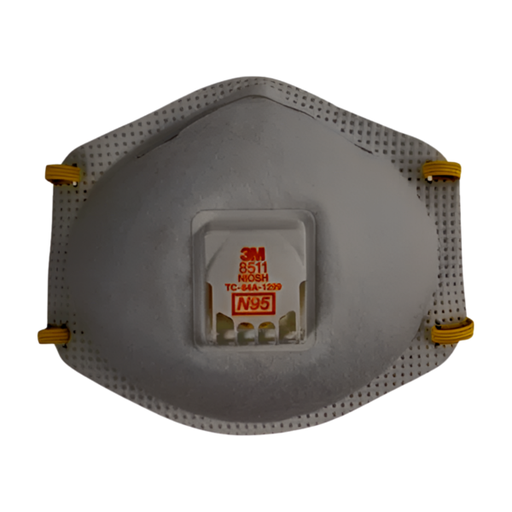 [MM-8511] Respirador 3M 8511 para partículas c/válvula N95 dispensario c/10 pzas.