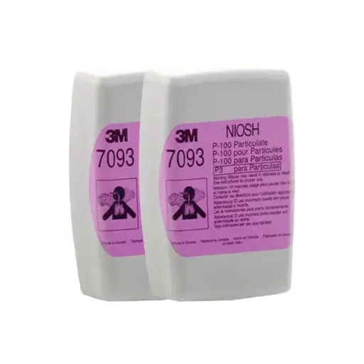 [MM-7093] Filtro 3M 7093 p/partículas y neblinas  P100 con o sin aceite paq. c/4 pzas.