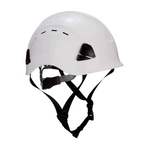 Casco de seguridad para montañismo con barbiquejo