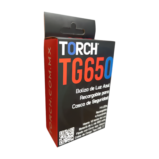[TG650] Baliza led color azul p/casco TG650 Torch