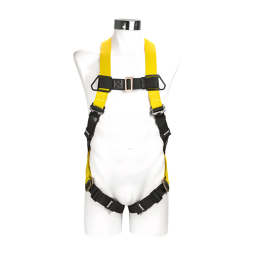 Arnés contra caídas tipo H con 1 anillo en "D" y 2 p.a. 411P Hawk