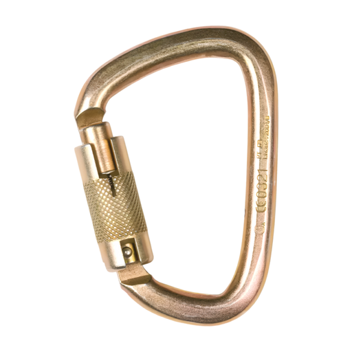 [MA-012 CB] Mosquetón de acero con doble seguro tipo barril con apertura 1" MA-012 CB Hawk