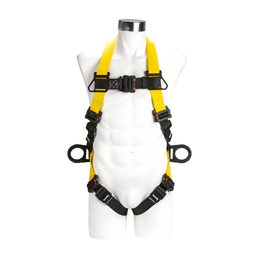 Arnés dieléctrico de posicionamiento con anclaje esternal y 3 anillos en "D" 452DP Hawk