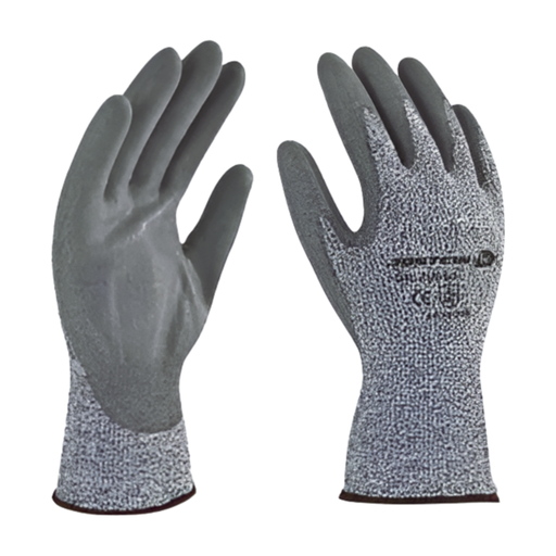 Guantes de seguridad anti corte A5 de nylon/PU SG1024 MR Seguridad